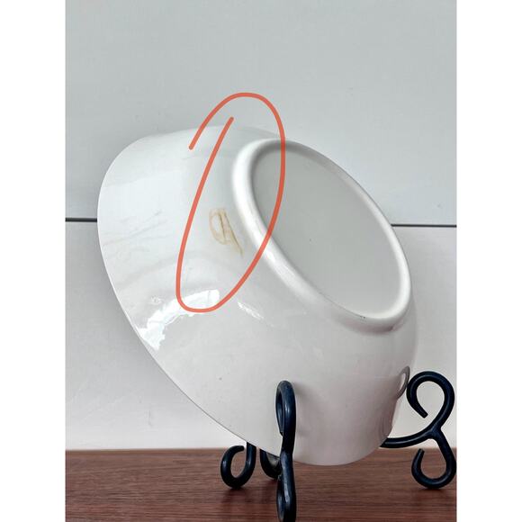 Vintage W.S. George Half Century 9” Vegetable Bowl - Picture 6 of 11